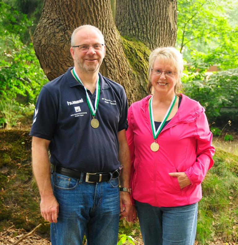 Rita Stein Dieter Oehlschläger und Jens Voß 2018 25m Pistole Auflage