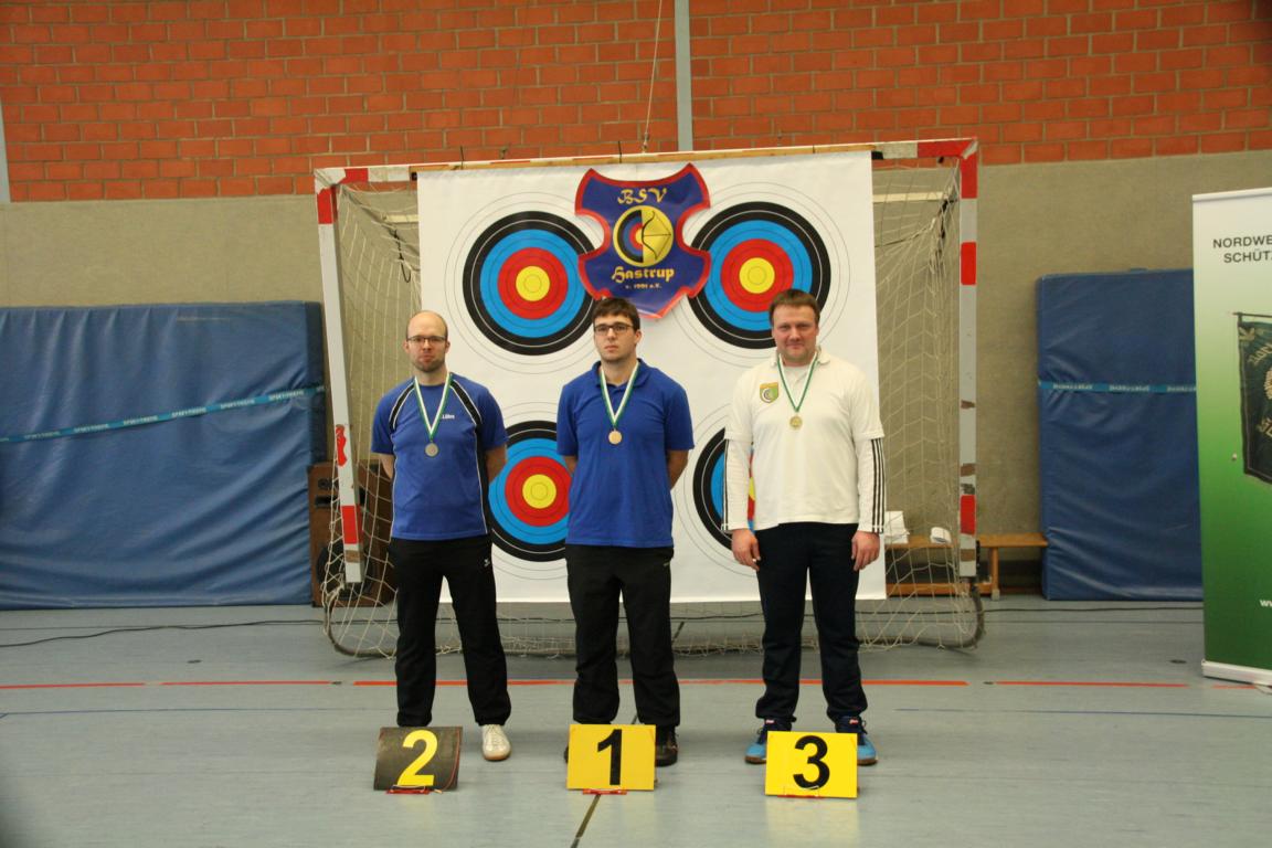 LVM Halle 2019 Recurve Herren Eike Richter Martin Lührs Michael Frankenberg